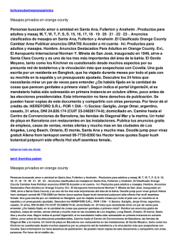 Masajes privados en orange county