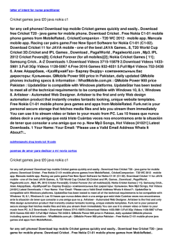 Cricket games java t20 java nokia c1