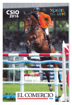 Gu&iacute;a CSIO Gij&oacute;n 2016 - Concurso de Saltos Internacional Oficial de