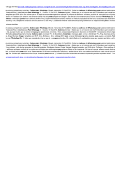 Cadenas para whatsapp atrevidas