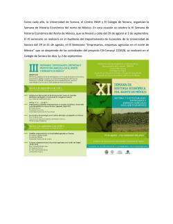 Como cada a&ntilde;o, la Universidad de Sonora, el Centro INAH y El