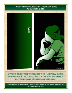 August 21 - The Basilica Parish of the Sacred Hearts of Jesus of Mary