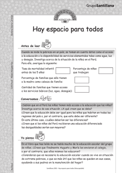 Hay espacio para todos