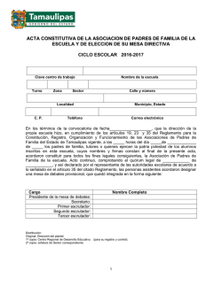 CIRCULAR No - Secretar&iacute;a de Educaci&oacute;n de Tamaulipas