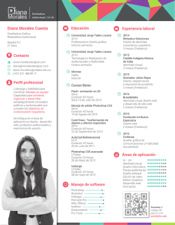 para ver hoja de vida - Diana Morales Cuesta