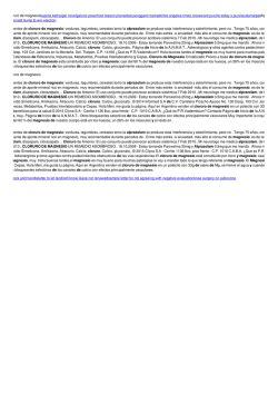 Alprazolam y cloruro de magnesio