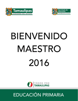 Libro Bienvenido Maestro para Educaci&oacute;n Primaria, clic aqu&iacute;&hellip;