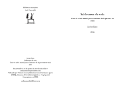 Saldremos de esta - Biblioteca anarquista