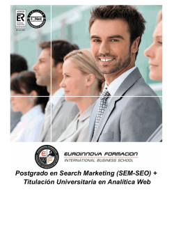 Postgrado en Search Marketing (SEM-SEO) +