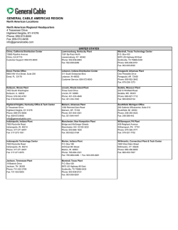 GENERAL CABLE AMERICAS REGION