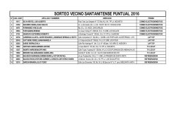 resultado sorteo julio 2016 - Municipalidad de Santa Anita