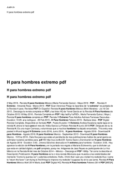 H para hombres extremo pdf
