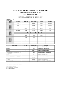CENTRO DE BACHILLERATO TECNOLOGICO Industrial