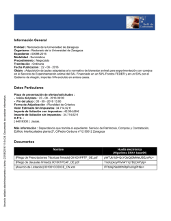 Datos de la publicaci&oacute;n - Universidad de Zaragoza