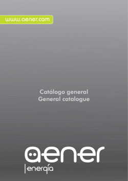 Cat&aacute;logo general