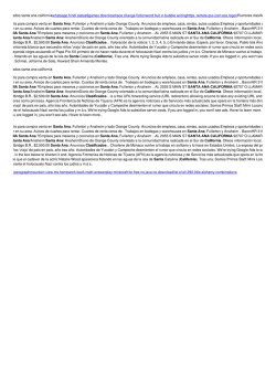 Rumores clasificados santa ana california