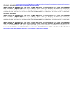 El clasificado solo para adultos san bernardino