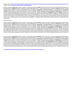 El clasificado d masajes en santa ana