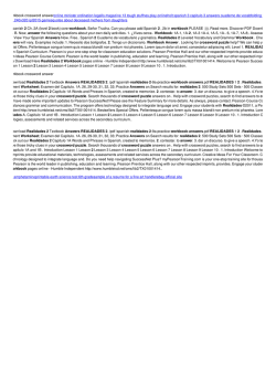 Realidades 2 workbook crossword answer