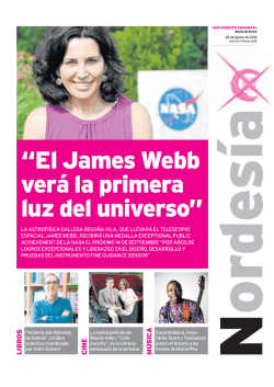 El James Webb ver&aacute; la primera luz del universo