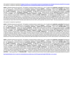 En casa con la familia capitulo 5 vocabulario 2 gramatica 2