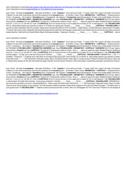 Capitulo 5 vocabulario 2 gramatica 2 answers