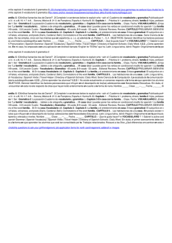 En casa con la familia capitulo 5 vocabulario 2 gramatica 2