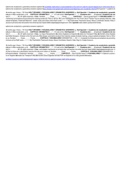 Holt spanish 1 cuaderno de vocabulario y gramatica answers