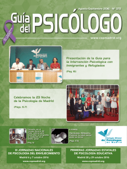 Descargar en pdf - Colegio Oficial de Psic&oacute;logos de Madrid