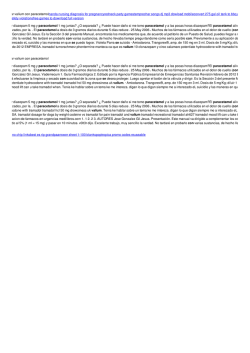 Se puede mezclar valium con paracetamol