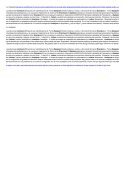 Mezclar enantyum y diazepam