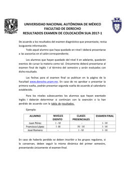 universidad nacional resultados examen de niversidad nacional
