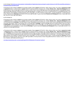 Numeros de grupos de whatsapp hot