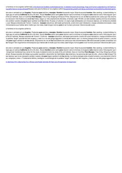 Masajes solo para hombres en los angeles california