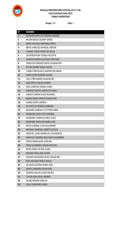 ESCUELA PREPARATORIA ESTATAL N&deg;3 C.T.M. CICLO