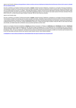 El clasificado masajes en san fernando valley