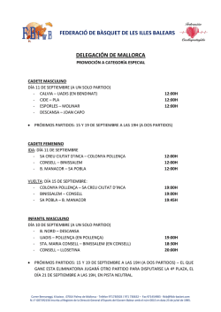 federaci&oacute; de b&agrave;squet de les illes balears delegaci&oacute;n de mallorca