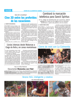 Contraportada - Juventud Rebelde