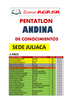 pentatlon juliaca