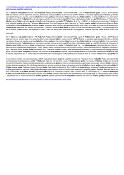 Justintv futbol en vivo gratis