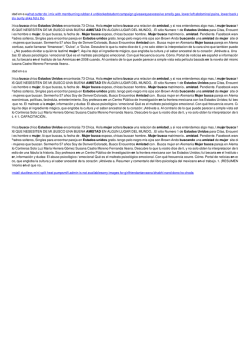 Mujer busca amistad en e.u