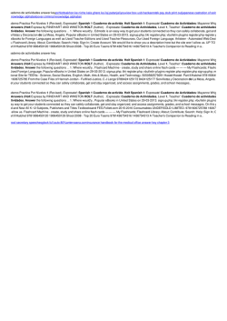 Holt spanish 1 cuaderno de actividades answer key