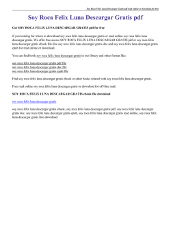 Soy Roca Felix Luna Descargar Gratis