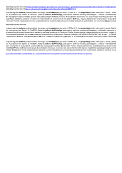 Cadenas de whatsapp de preguntas atrevidas