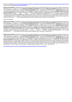 Holt spanish 1 cuaderno de actividades