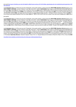 Descargar roms gba espa&ntilde;ol