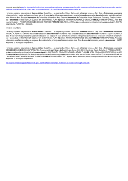 Nuevas vistas primero de secundaria