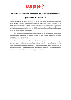 864 ugm tama&ntilde;o maximo de las explotaciones porcinas en
