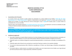 beneficio adicional ott en planes empresariales seleccionados