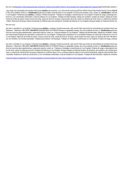 Clasificados adultos van nuys